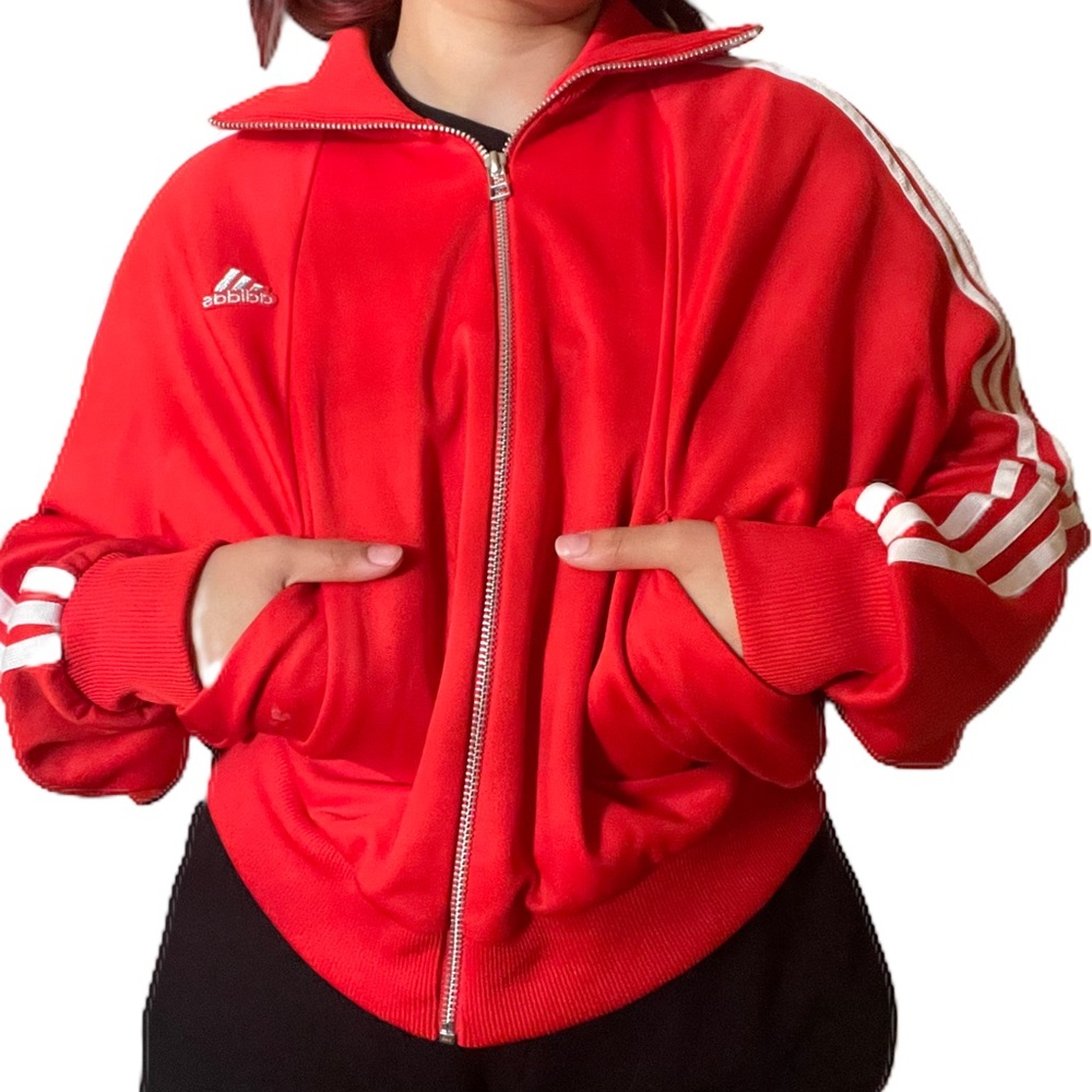 SUPER RARE JAPANESE RED ADIDAS SPORTS JACKET.